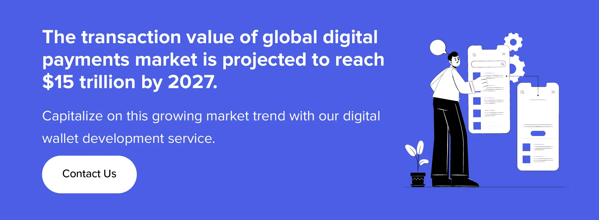 Value of global digital payments market
