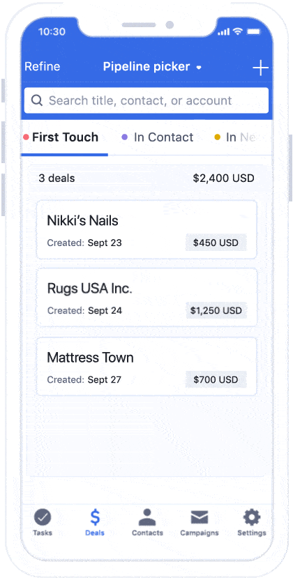 CRM software